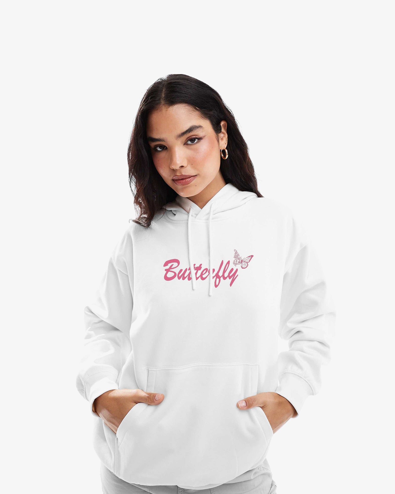 Butterfly Female Stylish Hoodie