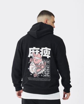 Shinobi Kitty Black Hoodie