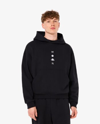 Moon Night Black Hoodie