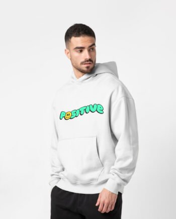 Unisex Positive White Hoodie