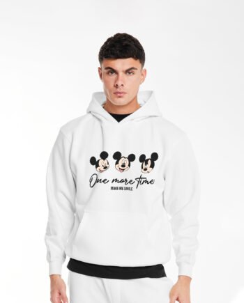 Mickey Mouse White Hoodie